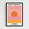 atardecer andy warhol