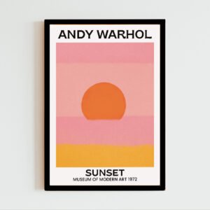 atardecer andy warhol